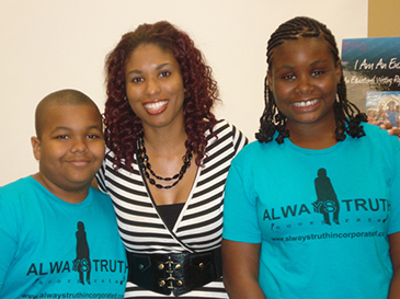 Tameka With Students